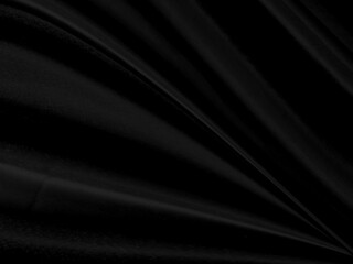 Fototapeta premium beauty black smooth shape abstract chacoal textile soft fabric curve fashion matrix decorate background