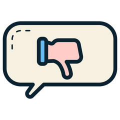 dislike feedback icon