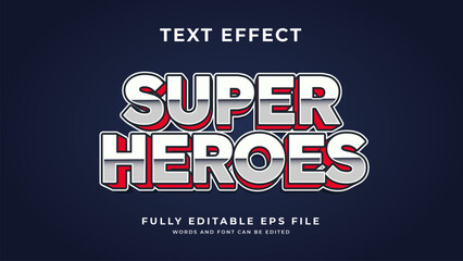 Super Heroes text effect