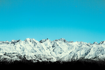 Fototapeta na wymiar The HImalayan Range | Mountains | Snow Covered Mountains