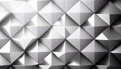 Abstract Geometric Silver Glitter Background Wallpaper