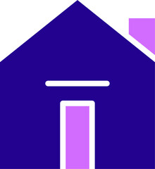 House vector flat illustration. Home flat icon