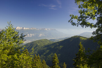 Sun rises over the Chartreuse