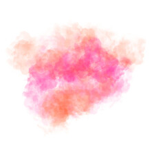 Captivating Colorful Cloud Abstract Design in Watercolor