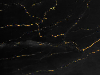 Black and gold marble luxury wall texture with shiny golden line pattern abstract background design for a cover book or wallpaper and banner website.	
