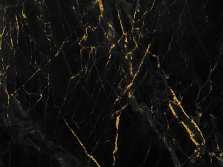 Black and gold marble luxury wall texture with shiny golden line pattern abstract background design for a cover book or wallpaper and banner website.	
