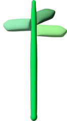 3d green pointer