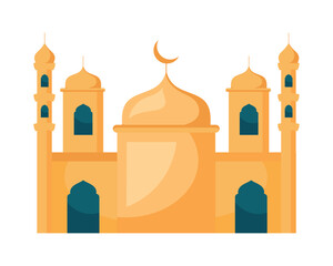 muslim mosque facade
