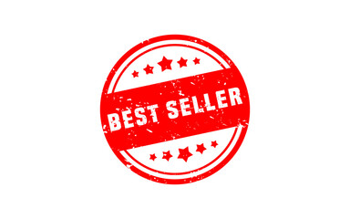 BEST SELLER rubber stamp with grunge style on white background