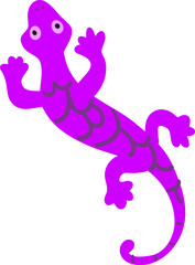 Purple lizard