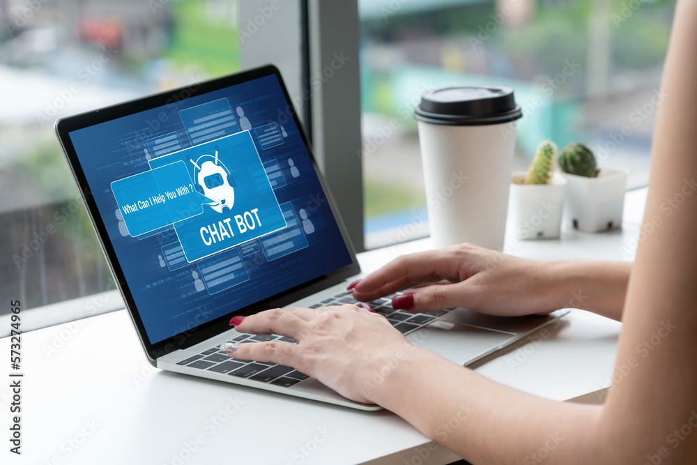 Poster chatbot software application for modish online business that automatically reply to customer questio