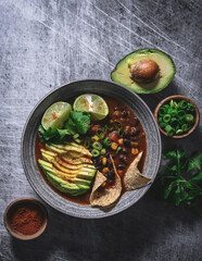 Southwest Black Bean Soup