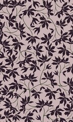 Fototapeta premium Dusty rose floral vines