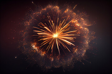 Fototapeta premium Feuerwerk Sylvester, Neujahr