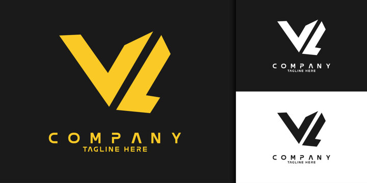 Letter VL logo vector design ,suitable for company logo, business logo, and brand identity