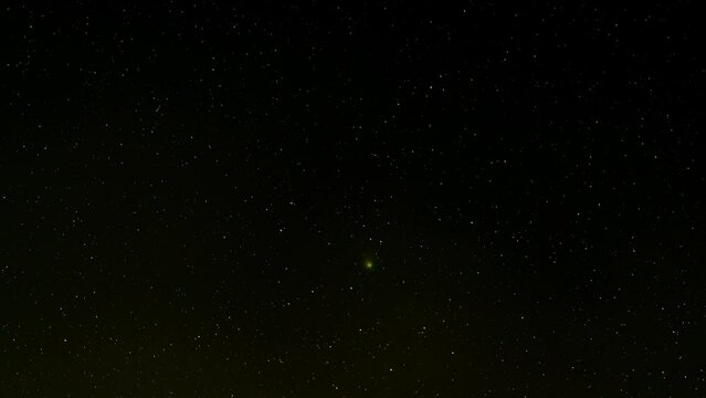 February 1-2, 2023 the rare green comet C/2022 E3 (ZTF) made its closest pass by Earth. This video was taken 2-2 from near Ashland, OR. Exp: 8 sec f/1.8 ISO 1600 Sony FE 135mm f/1.8 GM Sony a7R IVA