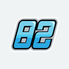 82 racing numbers