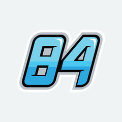 84 racing numbers