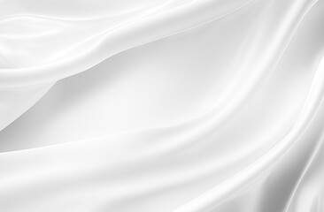 White fabric background,abstract smooth fabric minima white background,flowing satin waves