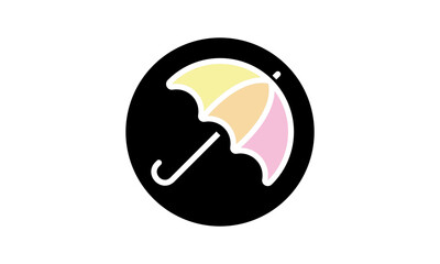 umbrella logo vector template