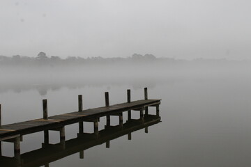 Pier in Fog