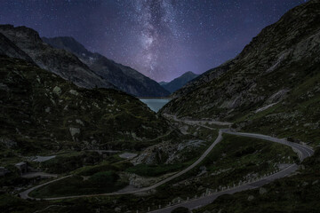Grimselpass at Night: A Stunning Journey Through the Swiss Alps