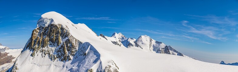 Sunny peak of the Breithorn in the alps © PEK.PHOTOGRAPHY