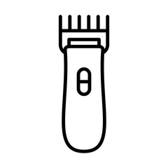 Electric Clipper Icon Logo Design Vector Template Illustration Sign And Symbol Pixels Perfect