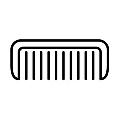 Comb Icon Logo Design Vector Template Illustration Sign And Symbol Pixels Perfect