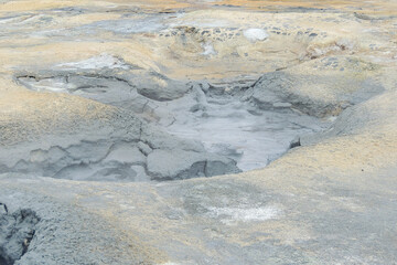 Iceland Frozen Volcano Erosion
