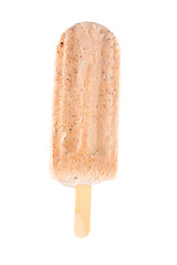 Peanut popsicle isolated with transparent background