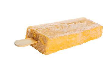 Mango tropical fruit yellow popsicle