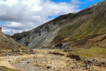 Landmannalaugar Highland River Iceland