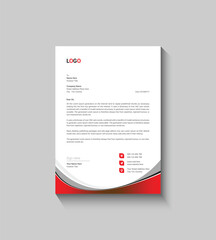 Simple And Modern Corporate Letterhead Design