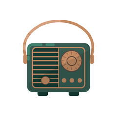 retro radio illustration