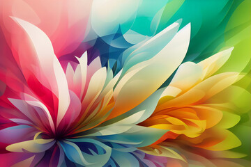 Fototapeta premium Abstract spring colors background