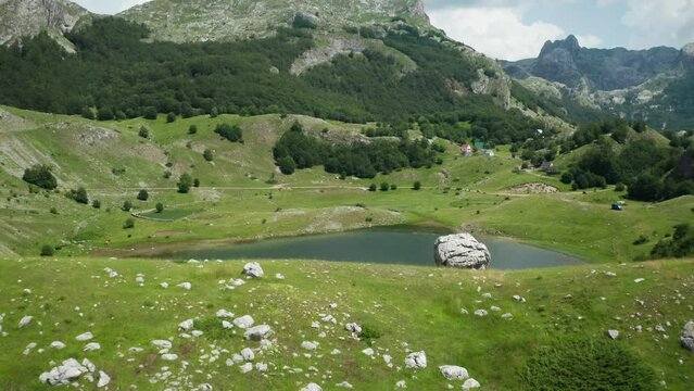 The Bukumirsko Glacial Lake. Bukumirsko Jezero