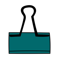 Hand Drawn Paper Clip Holder