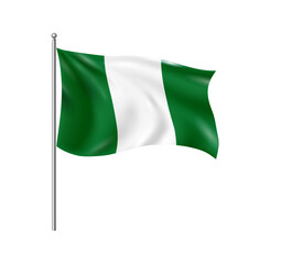 Nigeria National Flag Composition