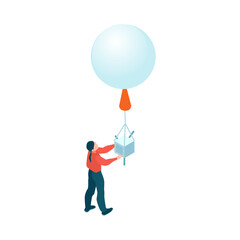 Isometric Forecaster Aerostat Composition