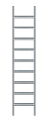 Metal stepladder illustration