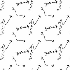 Background with arrows of different directions.