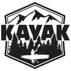 A vector silhouette logo design of a woman 