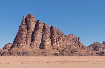 Fototapeta premium Jordan – a rocky mountain