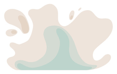 Abstract background in pastel color. Easy editable colored image. Suitable for wallpaper, banner, bard or book Illustration