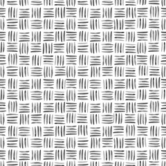 Seamless watercolor pattern with black vertical and horizontal stripes on a white background.