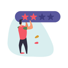 Customer Rating Flat Composition