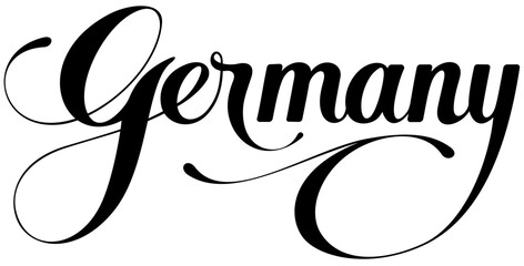 Germany - custom calligraphy text © Peterfactors