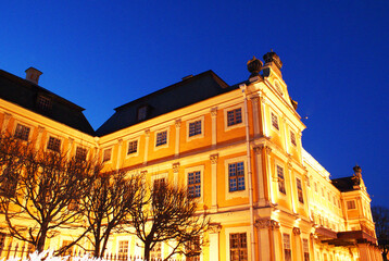 Beautiful historical buildings, urban architecture.