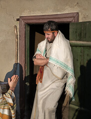 The poor widow and the unjust judge. Biblical story